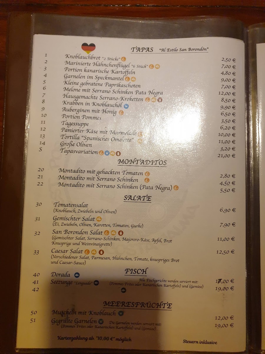 Restaurante San Borondón Menu - Image 4