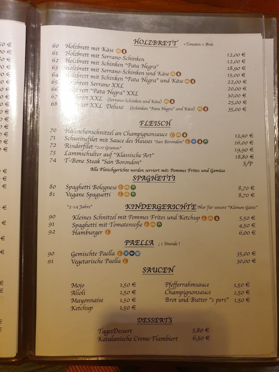 Restaurante San Borondón Menu - Image 5